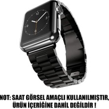 Microsonic Apple Watch Ultra Metal Stainless Steel Kordon Siyah
