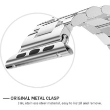 Microsonic Apple Watch Ultra Metal Stainless Steel Kordon Siyah
