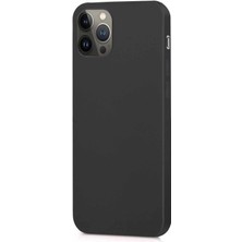 Microsonic Matte Silicone Apple iPhone 14 Pro Kılıf Siyah