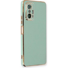 Microsonic Xiaomi Mi 11T Pro Kılıf Olive Plated Yeşil