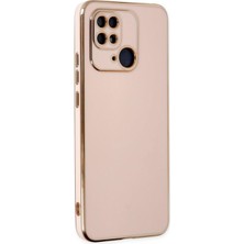 Microsonic Xiaomi Poco C40 Kılıf Olive Plated Pembe