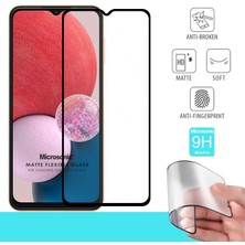 Microsonic Samsung Galaxy A04S Seramik Matte Flexible Ekran Koruyucu Siyah