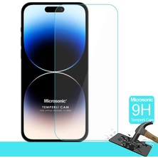 Microsonic Apple iPhone 14 Pro Tempered Glass Cam Ekran Koruyucu