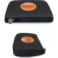 Hiremco Q8 Plus Full Hd Dahili Wifi Ethernet Çanaklı Çanaksız Uydu Alıcı Siyah