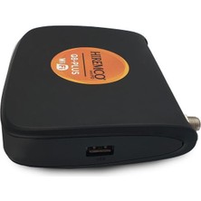 Hiremco Q8 Plus Full Hd Dahili Wifi Ethernet Çanaklı Çanaksız Uydu Alıcı Siyah