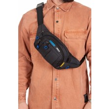 Newish Polo Su Geçirmez Kulaklık Çıkışlı Bel ve Omuz Çantası