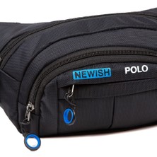 Newish Polo Su Geçirmez Kulaklık Çıkışlı Bel ve Omuz Çantası
