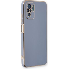 Microsonic Xiaomi Redmi Note 10S Kılıf Olive Plated Lavanta Grisi