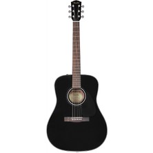 Fender CD-60 Dreadnought Ceviz Klavye Black Akustik Gitar