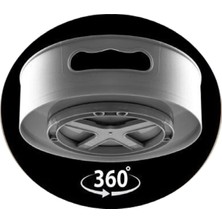 360 Derece Dönen Banyo&buzdolabı Düzenleyici Tepsi, Beyaz