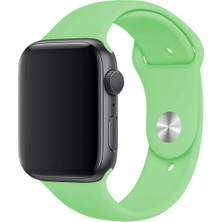 Basias Apple Watch 1.2.3.4.5.6.7. Nesil Uyumlu 42 / 44 / 45  mm Uyumlu Spor Silikon Kordon