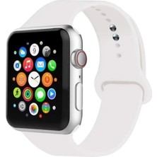 Basias Apple Watch 1.2.3.4.5.6.7. Nesil Uyumlu 42 / 44 / 45  mm Uyumlu Spor Silikon Kordon