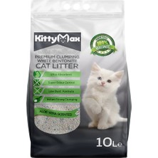 Kittymax Aloe Veralı Bentonit Kedi Kumu 10 Litre