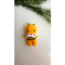 Design By Oykum Amigurumi Minik Arı Anahtarlık