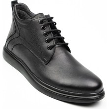 Nobel 1056 Erkek Fermuarlı Deri Bot Siyah