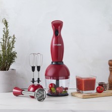 Cookplus Midimix Blender Set Red 1000W