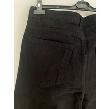 WE11 Unisex Siyah Kot Pantolon