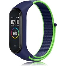 Basias Xiaomi Mi Band 4 / 5 / 6 Hasır Kumaş Örgü Spor Kordon Kayış