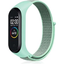 Basias Xiaomi Mi Band 4 / 5 / 6 Hasır Kumaş Örgü Spor Kordon Kayış