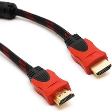 Brs 10 Metre HDMI Kablosu Sargılı Çift Filtreli 1.4V Altın Kaplama Uç