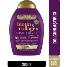 Ogx Biotin & Collagen Ince Telli Saçlar Için Hacim Veren Sülfatsız Saç Kremi 385ML