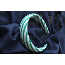 Heviss Çizgili Bombeli Taç Yeşil