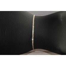 Hevıss Taşlı Kemer Tek Sıra Gold