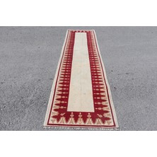 Eskitme Halı, Türk Halısı, Halı, 86X325 cm Bej Halı, Bahçe Merdiven Halı, Ofice Merdiven Halı,  8068