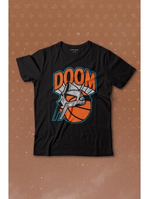 Kendim Seçtim Mf Doom Basketbol Hip Hop Maske Baskılı Çocuk T-Shirt