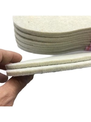 SRTfootcare Presli Yün Keçe Ayak Sobası 1 Çift