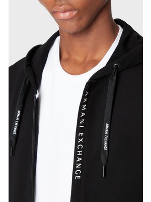 Armani Exchange Regular Fit Kapüşonlu Fermuarlı Pamuklu Sweat Erkek Sweat 8NZM82 ZJH3Z 1200