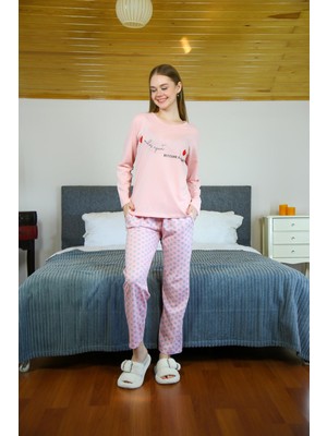 Akbeniz Kadın Penye Uzun Kol Pijama Takım 4115