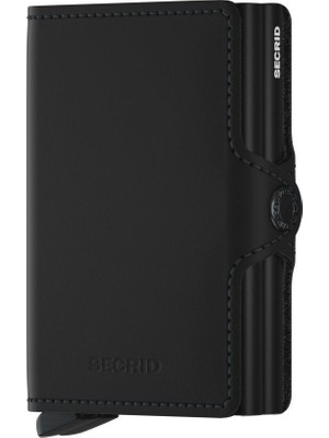 Secrid Twinwallet Matte Black, N/a - %100 Orjinal Avrupa Derisi Ikiz Cüzdan