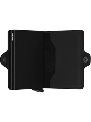 Secrid Twinwallet Matte Black, N/a - %100 Orjinal Avrupa Derisi Ikiz Cüzdan