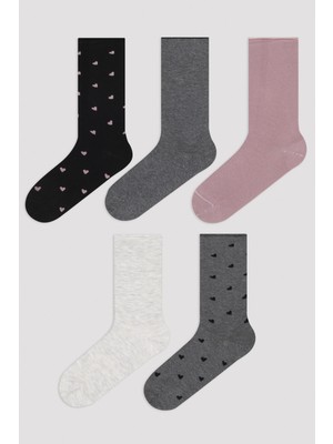 Penti Çok Renkli Amore 5li Soket Çorap