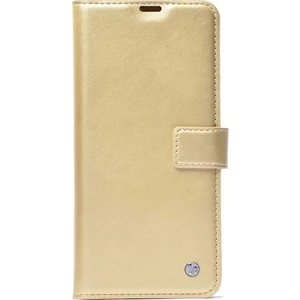  Apsuwa Apple iPhone 11 Kılıf Delüx Cüzdan Kartvizitli Para Gözlü Kopçalı+Nano Glass Gold