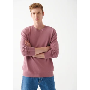 Erkek Bisiklet Yaka Pembe Kazak 0710038-82363