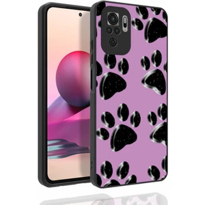 Xiaomi Redmi Note 10 Kılıf Desenli Parlak Nora Kapak