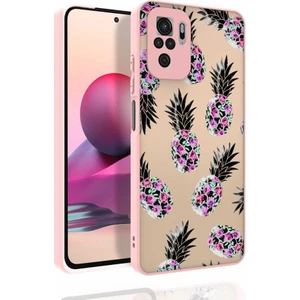 Xiaomi Redmi Note 10 Kılıf Desenli Parlak Nora Kapak