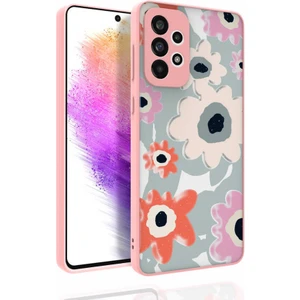 Samsung Galaxy A73 Kılıf Desenli Parlak Nora Kapak