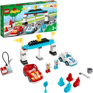 Duplo® Kasabası Yarış Arabaları 10947 Havalı Yarış Arabası Yapım Oyuncağı; Çocuklar İçin Yaratıcı, Gelişimsel Oyun Seti (44 Parça)