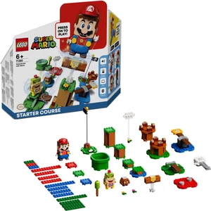 LEGO® Super Mario™ Mario ile Maceraya Başlangıç Seti 71360 - 6 Yaş ve Üzeri Çocuklar İçin Mario™; Bowser Jr. ve Goomba Minifigürleri İçeren Koleksiyonluk Yaratıcı Oyuncak Yapım Seti(231 Parça)