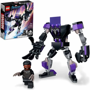 Marvel Black Panther Robot Zırhı 76204 # Süper Kahraman Seven Çocuklar İçin Koleksiyonluk Robot Zırh ve Minifigür İçeren Yaratıcı Oyuncak Yapım Seti (124 Parça)