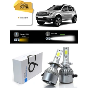 Dacia Duster Kısa Far LED Xenon Şimşek Etkili 2010-2018 Arası