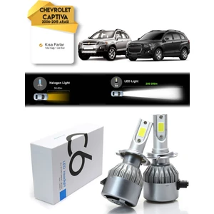 Chevrolet Captiva Kısa Far LED Xenon Şimşek Etkili 2006-2015 Arası