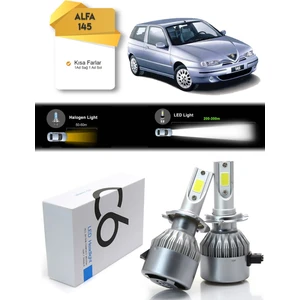 Alfa Romeo 145 Kısa Far LED Xenon Şimşek Etkili
