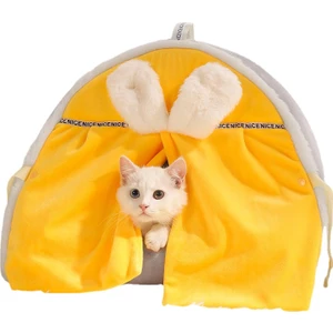 Kışın Sıcak Tut Çadır Kedi Yatağı (Yurt Dışından)