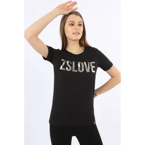 Banada Moda Baskılı Kısa Kollu T-Shirt
