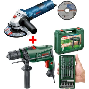Darbeli Matkap Easyimpact 600 ve Bosch Avuç Taşlama Makinası Gws 7-115 Spiral