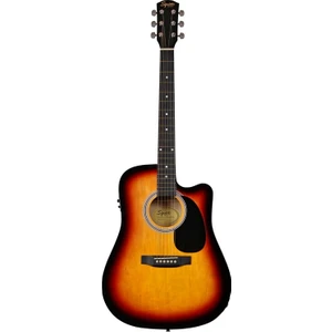 SA-105CE Dreadnought Cutaway Sunburst Elektro Akustik Gitar